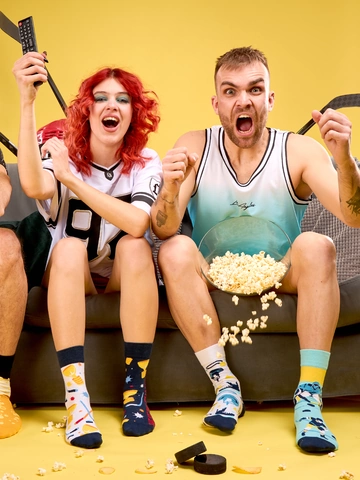 Tip na dárek Veselé ponožky Hokejový zápas