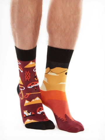 Pre dokonalý a originálny outfit Chaussettes rigolotes Alpinisme Pre dokonalý a originálny outfit Chaussettes rigolotes Alpinisme