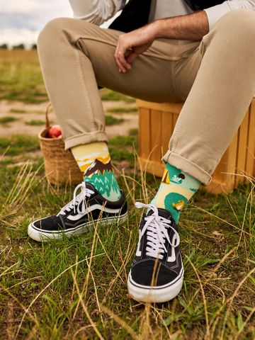 Pre dokonalý a originálny outfit Vesele čarape Planinski kamp