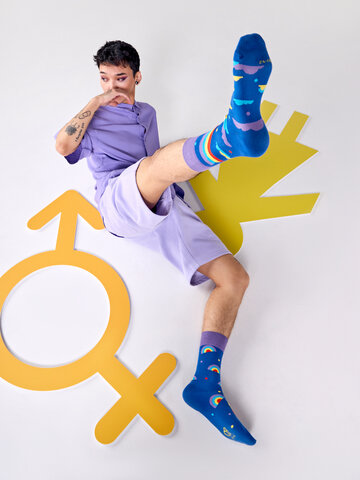 Potešte sa týmto kúskom Dedoles Regular Socks Pride Heart