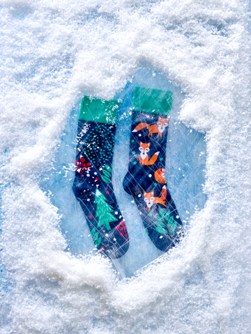 Eredeti és szokatlan ajándékot keres? a megajándékozottat garantáltan meglepi Vidám zokni Vörös róka