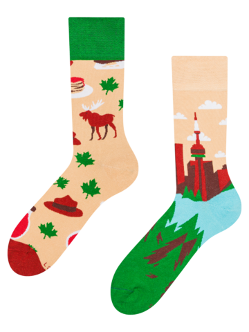 Ajándék tipp Vidám zokni Kanada
