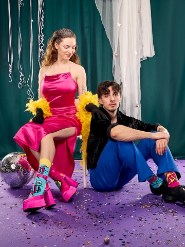 Tip na dárek Veselé ponožky Komiks