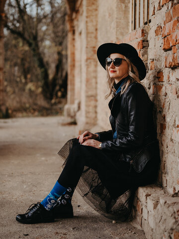 Pre dokonalý a originálny outfit Весели чорапи Скелети