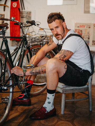 Lifestyle foto Calzini Buonumore Bricolage