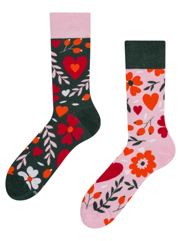 Obrázok produktu Veselé ponožky Kvietkovaná láska