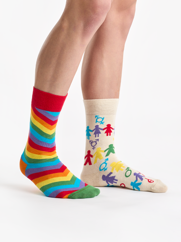 Lifestyle-Foto Lustige Socken Liebe vereint