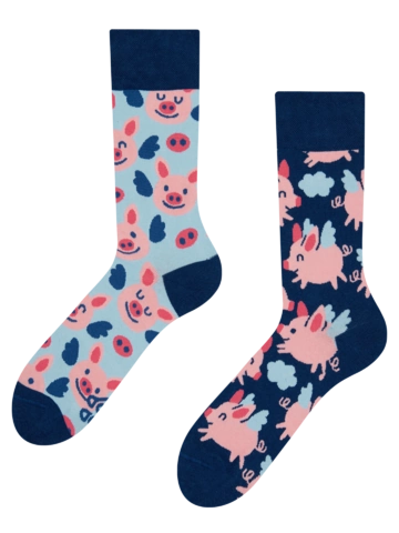 Výpredaj Živahne nogavice Leteči prašički