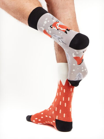 Eredeti és szokatlan ajándékot keres? a megajándékozottat garantáltan meglepi Vidám zokni Róka