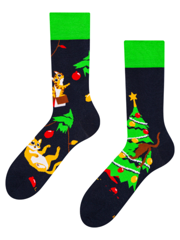 Tip na darček Vrolijke sokken Katten feestje