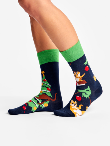 Výpredaj Vrolijke sokken Katten feestje