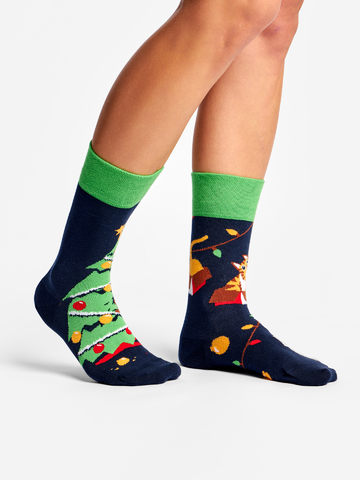 Zľava Vrolijke sokken Katten feestje