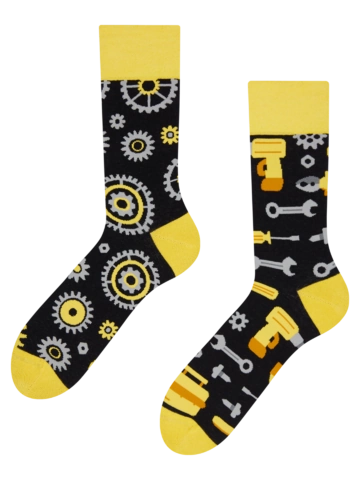 Lifestyle foto Veselé ponožky Mechanik