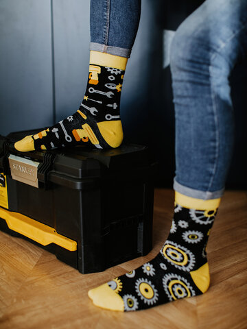 Hľadáte originálny a nezvyčajný darček? Obdarovaného zaručene prekvapí Calzini Buonumore Meccanico