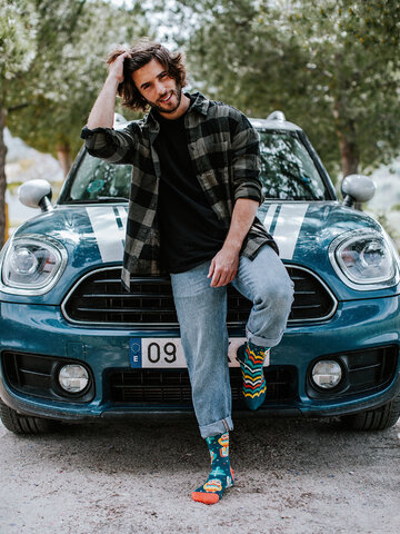 Obrázok produktu Весели чорапи Мъдра сова