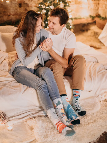 Foto Vidám zokni Sílécen