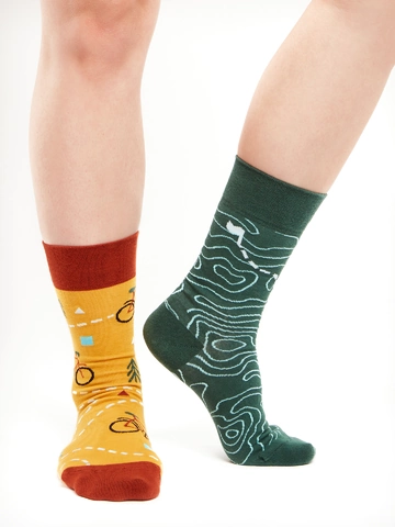 Lifestyle foto Veselé ponožky Na trase