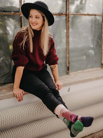 Výnimočný darček od Dedoles Veselé ponožky Noc a západ slnka