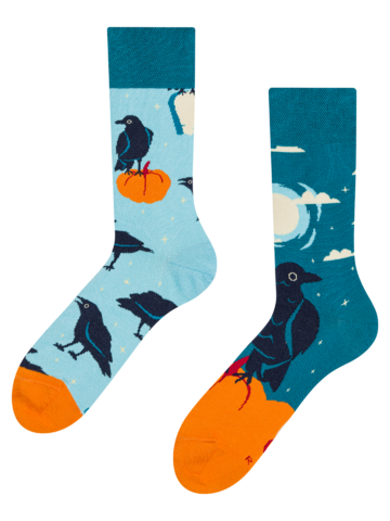 Lifestyle foto Veselé ponožky Noční vrána