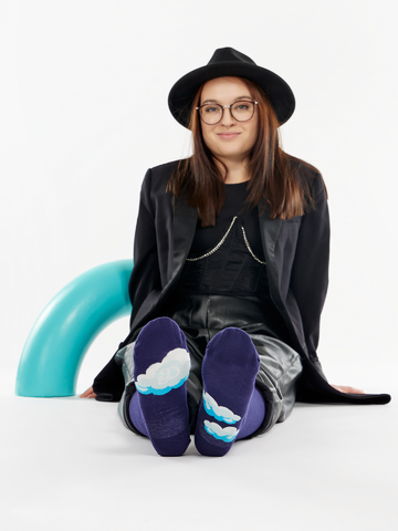 Zľava Regular Socks Clouds