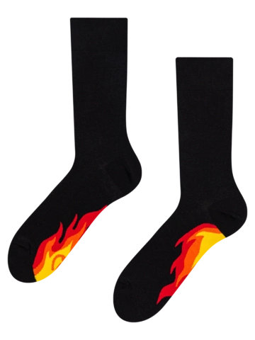 Výpredaj Veselé ponožky Oheň