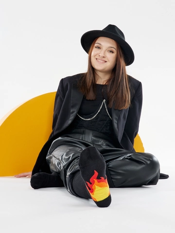 Výpredaj Veselé ponožky Oheň