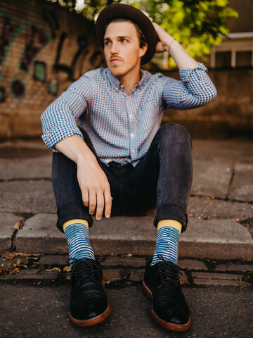 Potešte sa týmto kúskom Dedoles Calzini Buonumore Illusione ottica