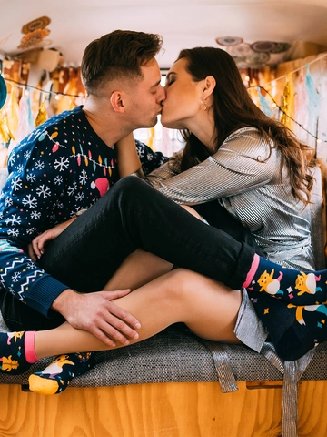 Tip na dárek Veselé ponožky Párty křečci