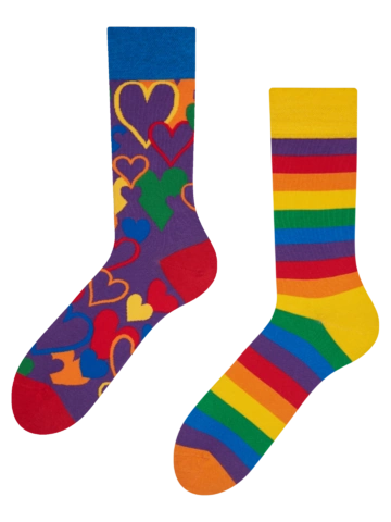 Potešte sa týmto kúskom Dedoles Chaussettes rigolotes Amour multicolore