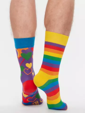 Výnimočný darček od Dedoles Chaussettes rigolotes Amour multicolore