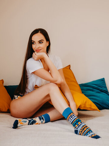 Sale Regular Socks Feathers