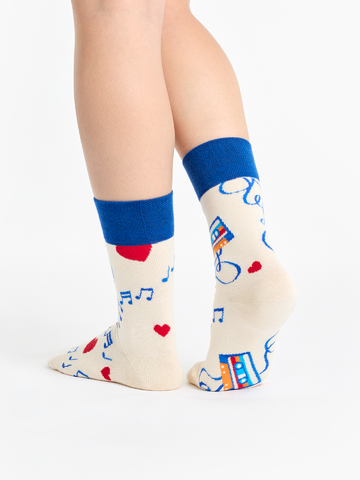 Lifestyle fotó Vidám zokni Szerelmes dal