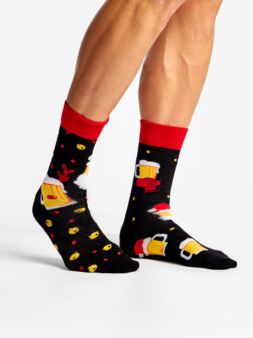 Pre dokonalý a originálny outfit Regular Socks Beer Santa