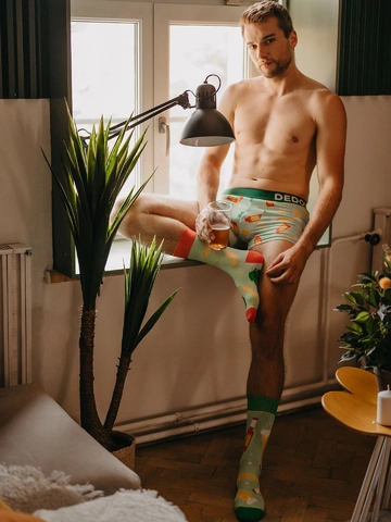 Potešte sa týmto kúskom Dedoles Chaussettes rigolotes Bière et houblon