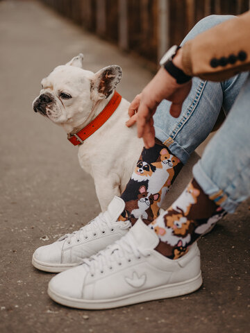 Kedvezmény Vidám zokni Kutyusok