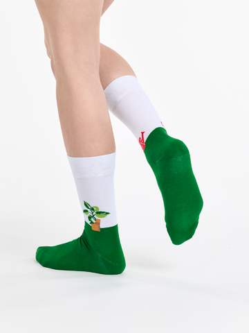 Sleva Veselé ponožky Rostlinka a konev