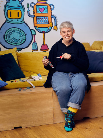 Lifestyle foto Весели чорапи Роботи