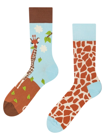 Výnimočný darček od Dedoles Vrolijke sokken Schattige giraffe