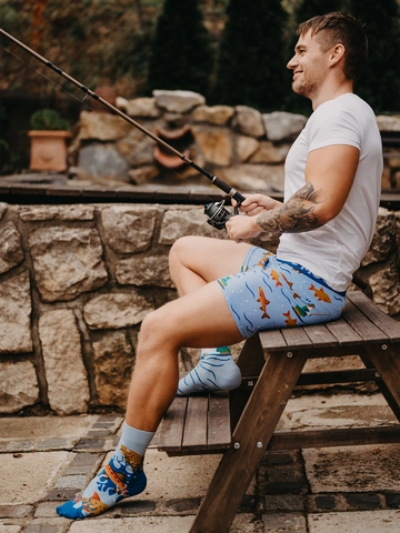 Lifestyle foto Živahne nogavice Ribolov