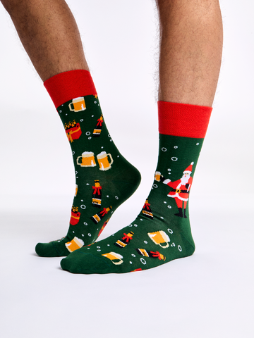 Pre dokonalý a originálny outfit Весели чорапи Лакомства за Дядо Коледа
