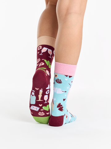 Hľadáte originálny a nezvyčajný darček? Obdarovaného zaručene prekvapí Chaussettes rigolotes Datte sucrée