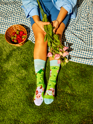 Výnimočný darček od Dedoles Весели чорапи Щастлива крава