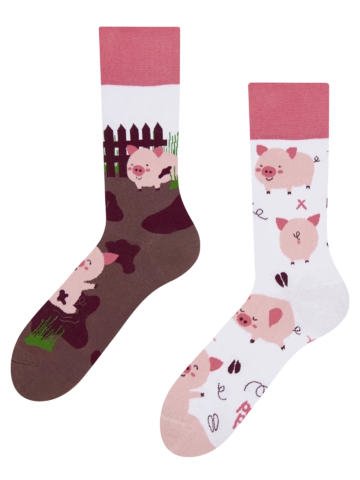 Výpredaj Veselé ponožky Šťastné prasiatka