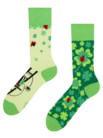 ОТСТЪПКА Весели чорапи Четирилистна детелина за късмет