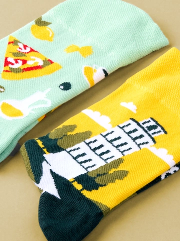 Pre dokonalý a originálny outfit Živahne nogavice Italija