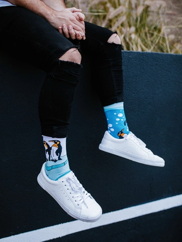 Potešte sa týmto kúskom Dedoles Živahne nogavice Pingvini