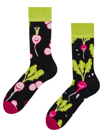 Foto Veselé ponožky Veselé ředkvičky