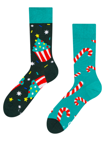 Zľava Veselé ponožky Vianočné sladkosti