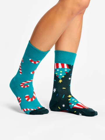 Geschenktipp Lustige Socken Weihnachts-Süßigkeiten 