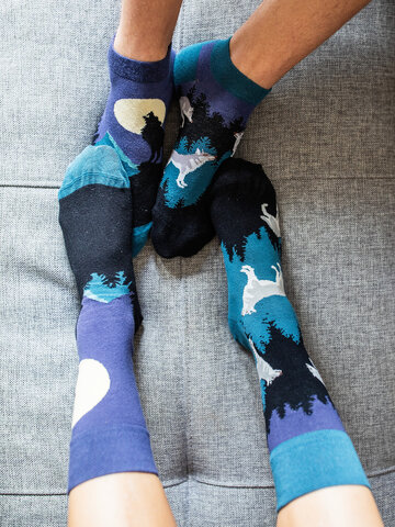 Výpredaj Весели чорапи Лунен вълк